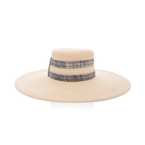 Eugenia Kim Lou Lou ivory woven sun hat